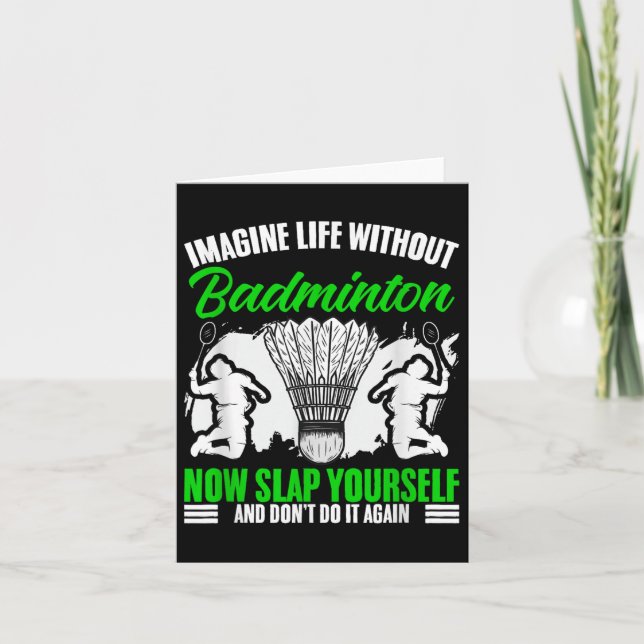 Cartão Racket Shuttle Esportiva Hobby Life Sem Badminton (Frente)