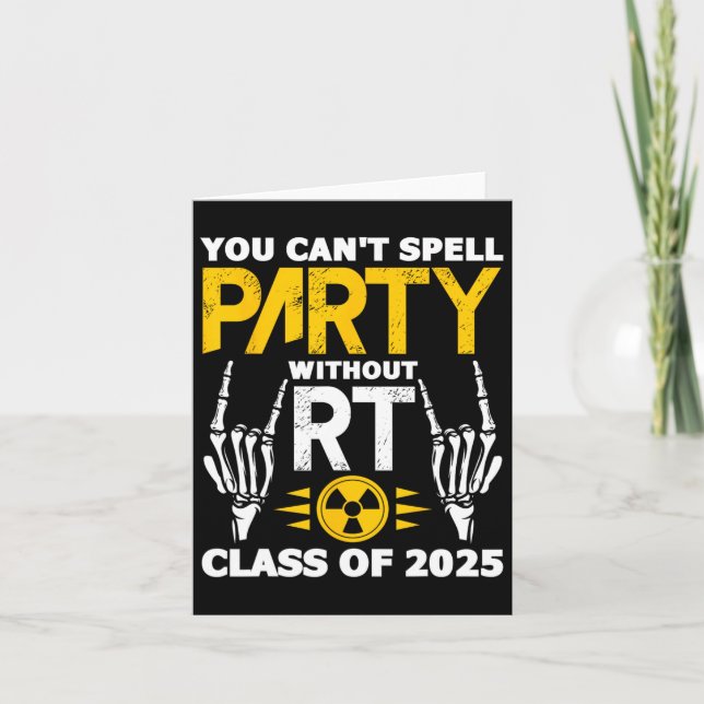 Cartão Rad Tech Student Rt Cl De 2025 Radiology Graduatio (Frente)