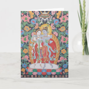 Cartão Radha-Krishna Greeting Card A
