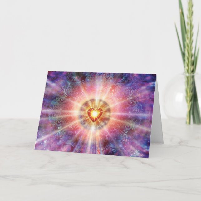 Cartão Radiant Heart (Frente)