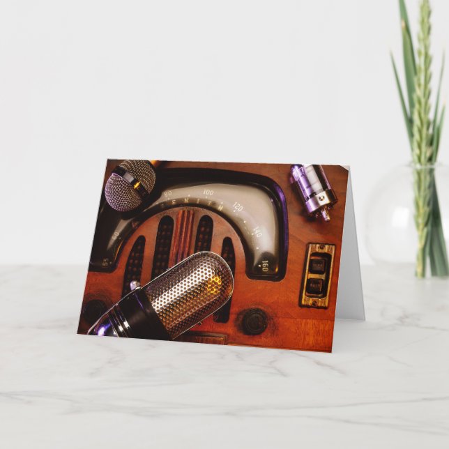 Cartão Radio Days (Frente)