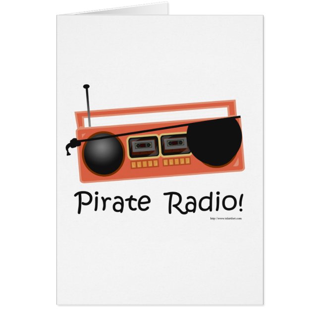 Cartão Rádio Pirata (Frente)