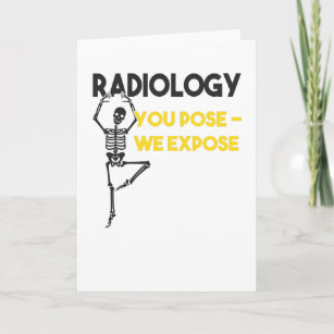 Cartão Radiografia radiologista do técnico de saúde