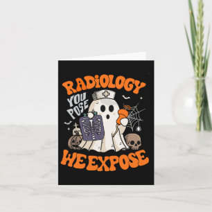 Cartão Radiologia Que Você Faz Expor O Xray De Halloween
