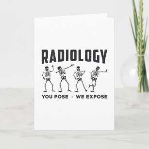 Cartão Radiologia Que Você Pose Expormos Raio-X Tecnológi