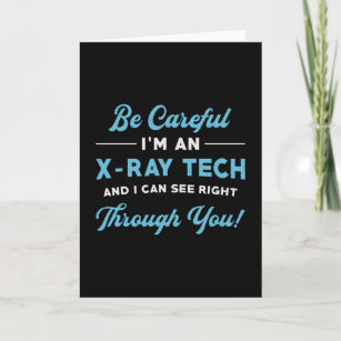 Cartão Radiologia Tech Sou radiologista de raios X