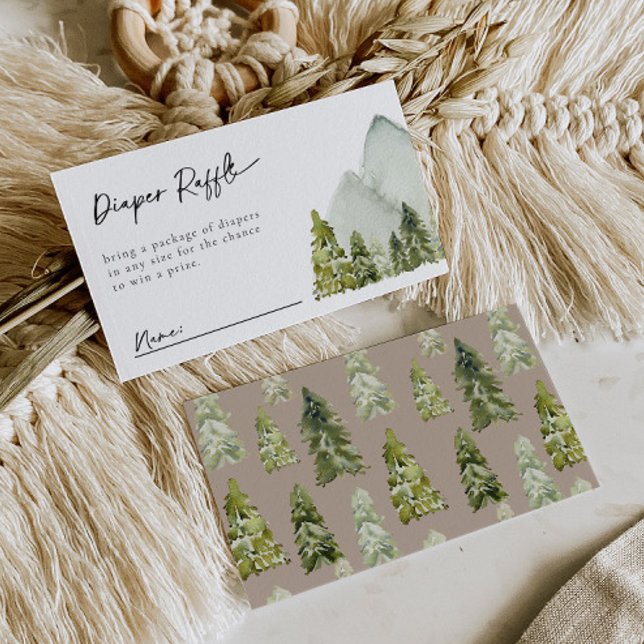 Cartão Raffle de Fralda Aventura (Criador carregado)