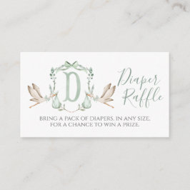 Cartão Raffle para Fralda do Boy Stork