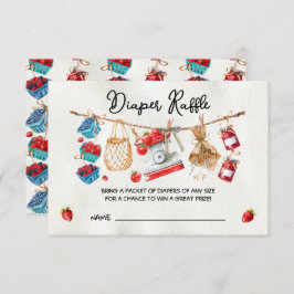Cartão Raffle para Fraldas de Chá de fraldas do me