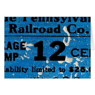 Cartão Railroad Co. Mídia Mista