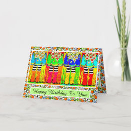 Cartão Rain Boots and Daisies Birthday Card Springtime