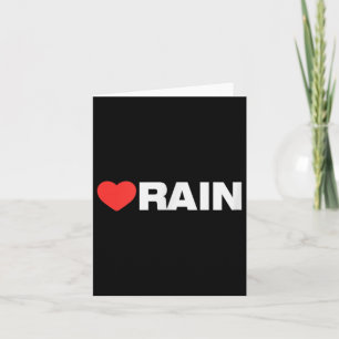 Cartão Rain Love - Like Heart Your Best Favorite_ Rain