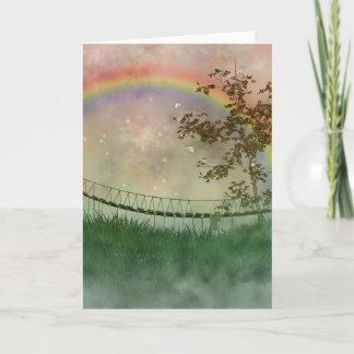 Cartão Rainbow Bridge Blank Card Pet Sympathy