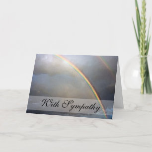 Cartão Rainbow Bridge Pet Sympathence Condolence