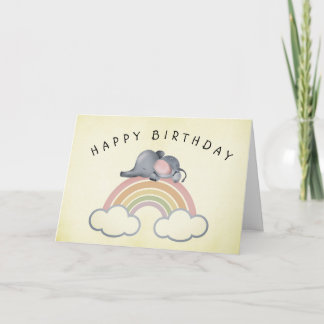 Cartão Rainbow Dreams Birthday