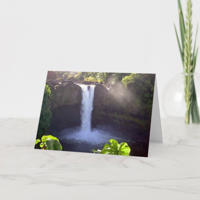 Cartão Rainbow Falls card (Frente)