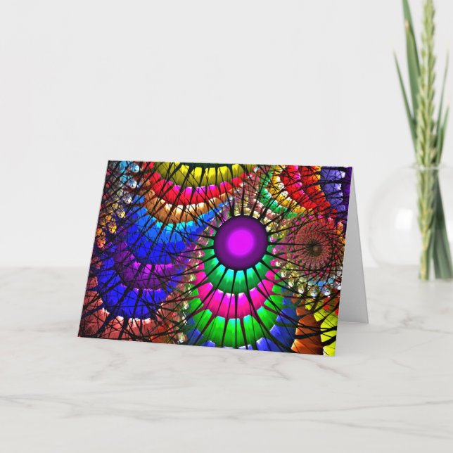 CARTÃO RAINBOW JUNGLE GREETING CARDS (Frente)