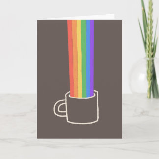 Cartão Rainbow Mug