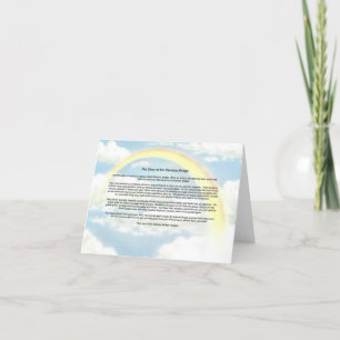 Cartão Rainbow Notecard com a Ponte do Arco-íris