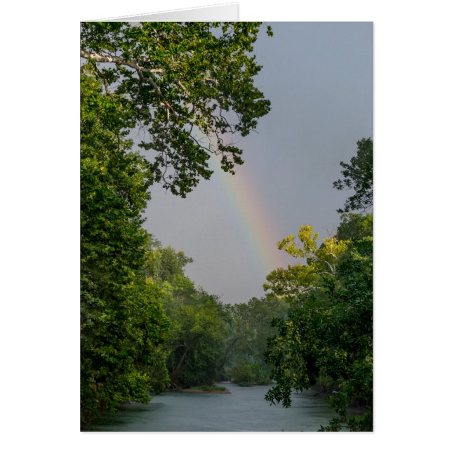 Cartão Rainbow Sobre James River Card (Frente)