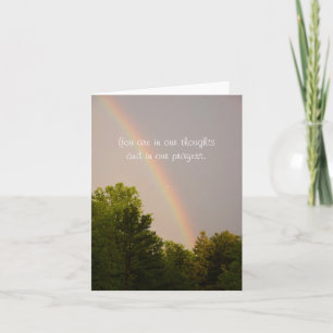 Cartão Rainbow Sympathy Note Card
