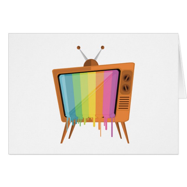 Cartão Rainbow TV (Frente Horizontal)
