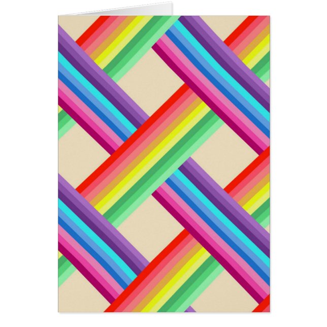 Cartão Rainbow Twist (Frente)