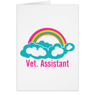 Cartão Rainbow Veterinary Assistant