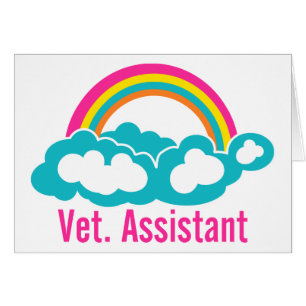 Cartão Rainbow Veterinary Assistant