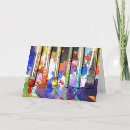 Cartão Rainbows Em Andamento