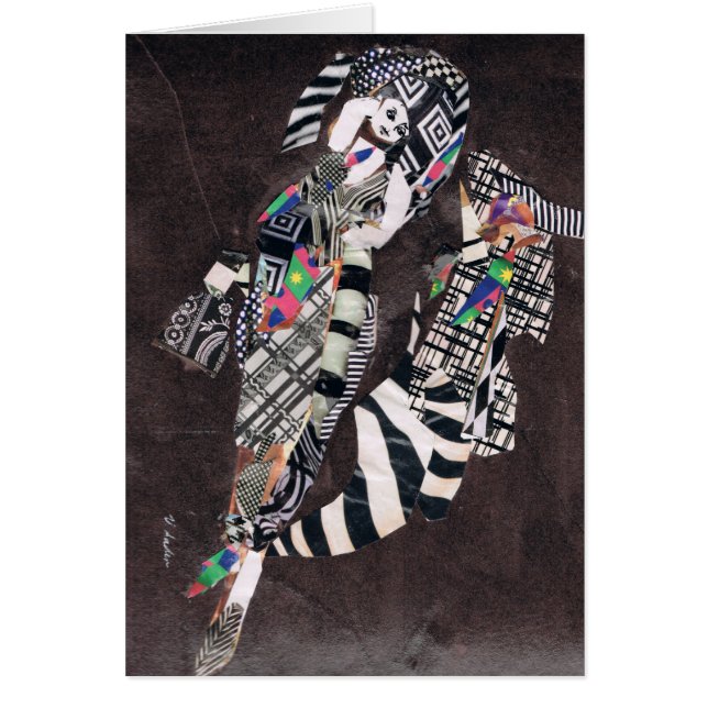 Cartão Rainha da flutuação de Sheba (Frente)