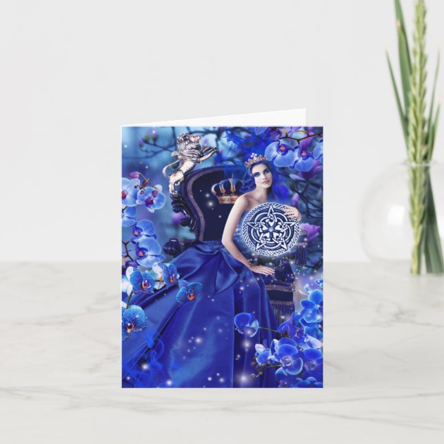 Cartão Rainha das Moedas (Frente)