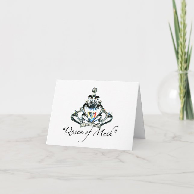 Cartão "Rainha de Much" (Frente)