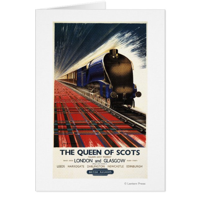 Cartão Rainha de Scots Pullman (Frente)