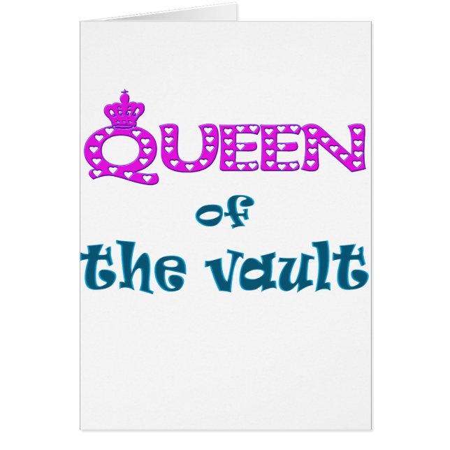 Cartão Rainha do Vault (Frente)