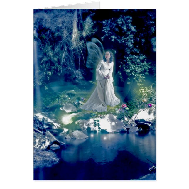 Cartão Rainha feericamente (Frente)