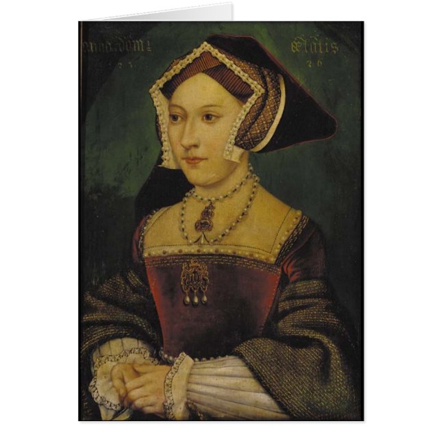 Cartão Rainha Jane Seymour (Frente)