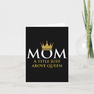 Cartão Rainha Mãe Mamãe Avó Pais Mãe 