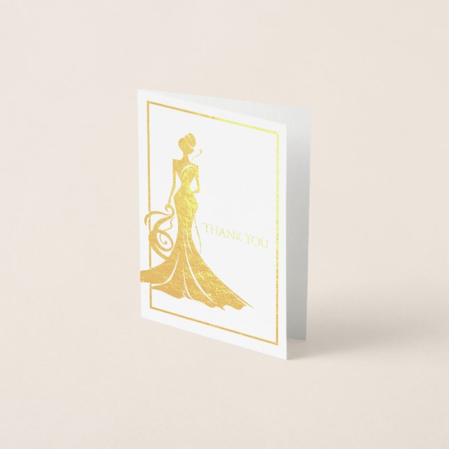 Cartão Rainha Mini Foil Pageant (Frente)