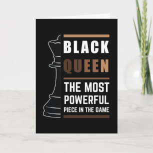 Cartão Rainha Negra A Peça Mais Poderosa Do Jogo
