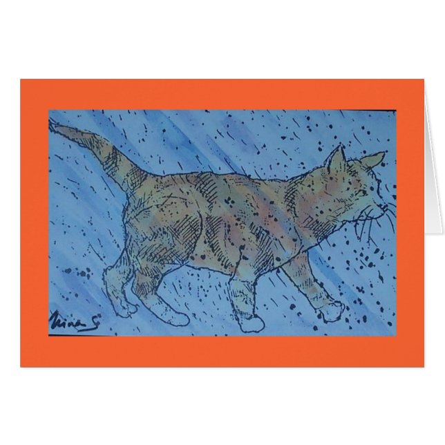 Cartão rainstalker! (Frente Horizontal)