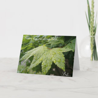 Cartão Rainy day anniversaries