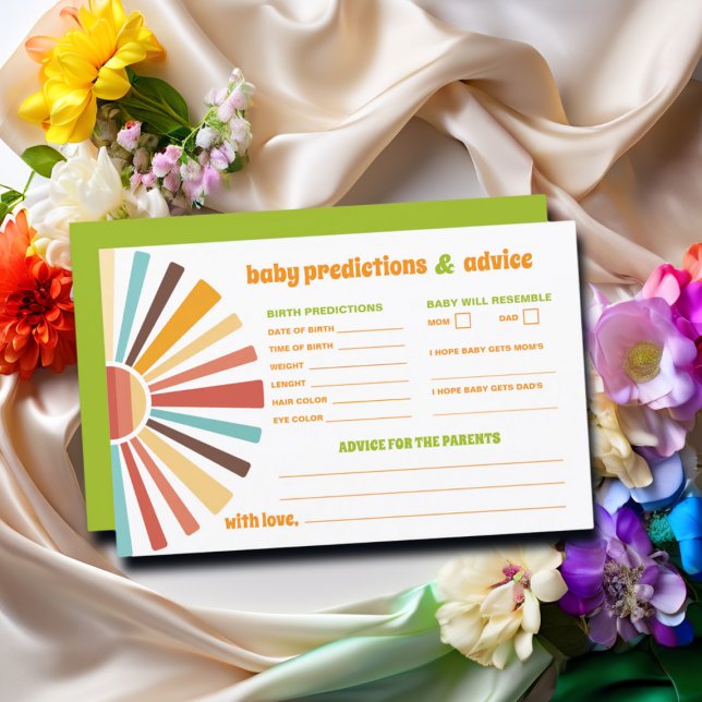 Cartão Raio de recomendações sobre bebês (Criador carregado)