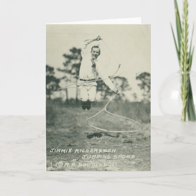 Cartão Raio de salto de Jimmie Richardson (Frente)