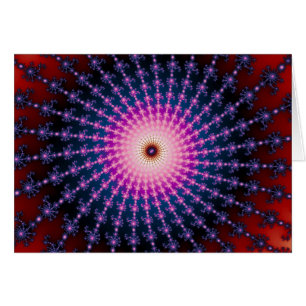 Cartão Raio Fractal de Sangue