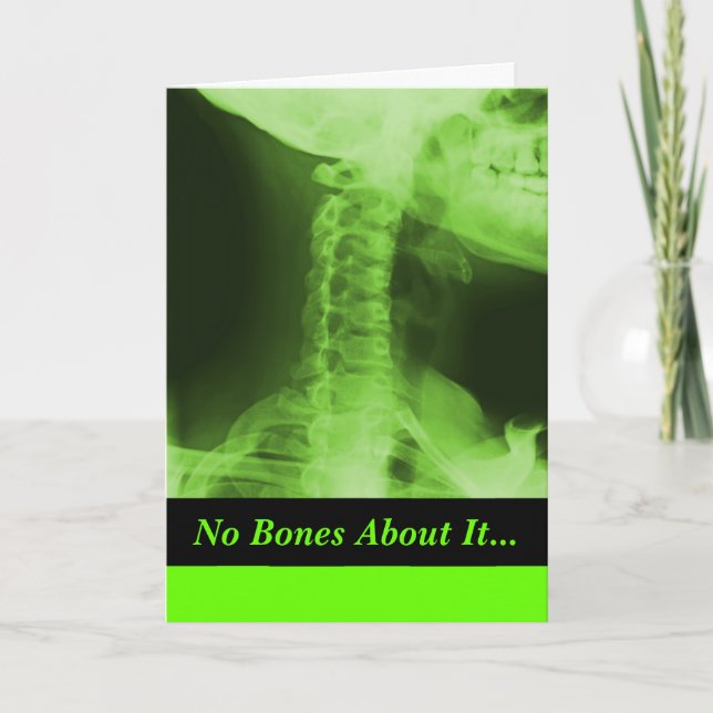 Cartão Raios X 2 - Verde radioativo (Frente)