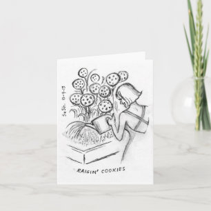 Cartão Raisin' Cookies - Note Card