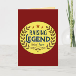 Cartão Raising Legends – Mother’s Power Badge