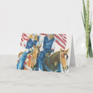 Cartão Raising the Colors