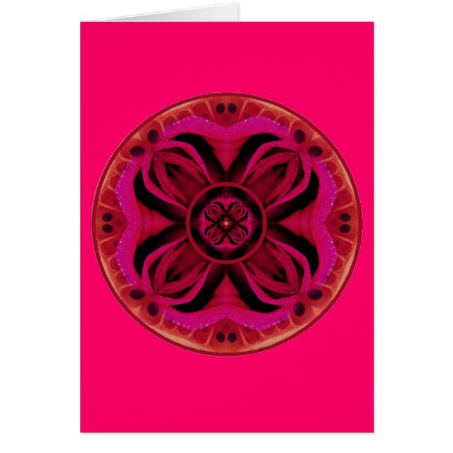 Cartão Raizes terrestres Chakra (Frente)